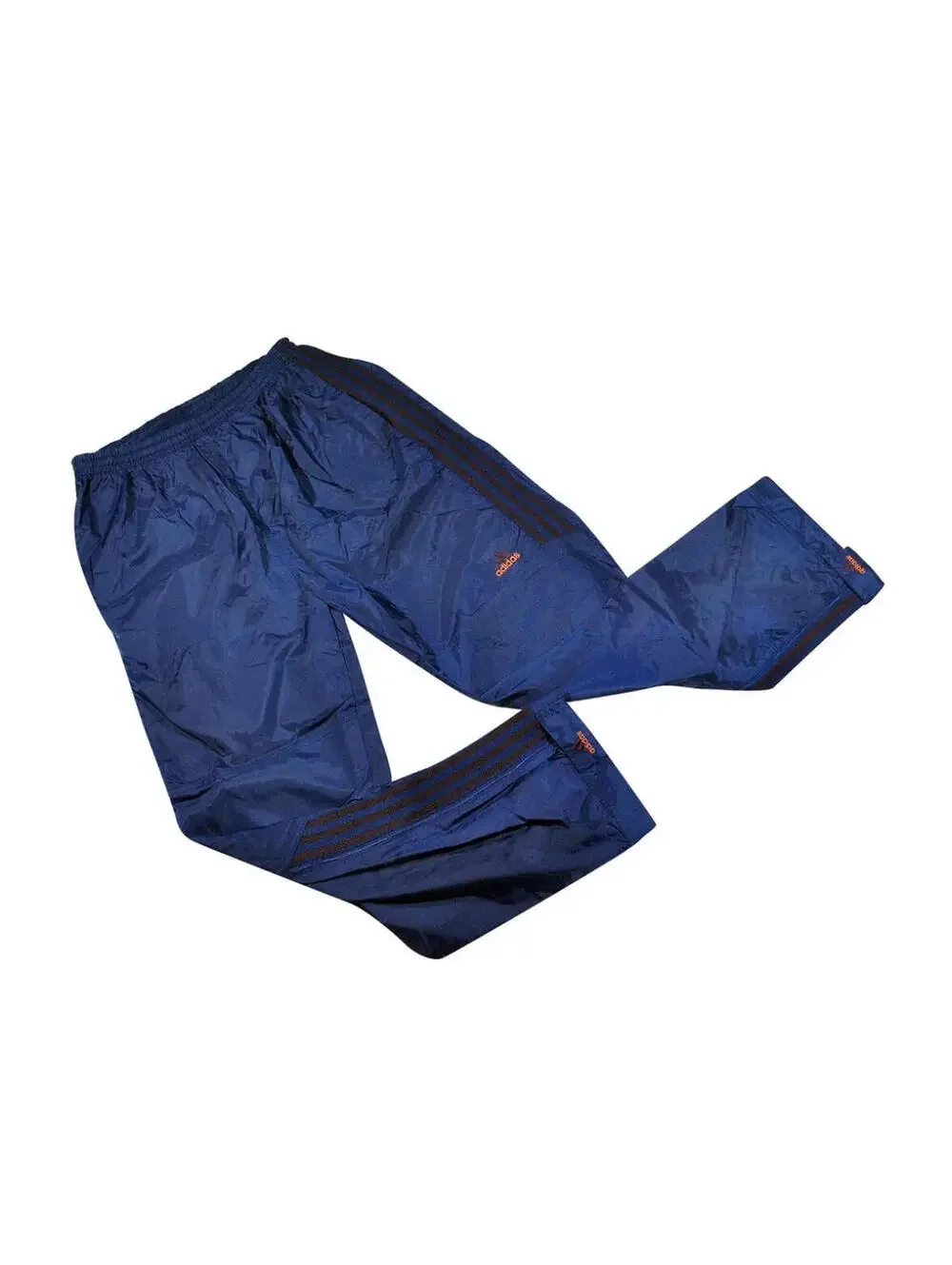 Vintage Adidas Running Joggers Track Blue 90s Pants Size X-Large